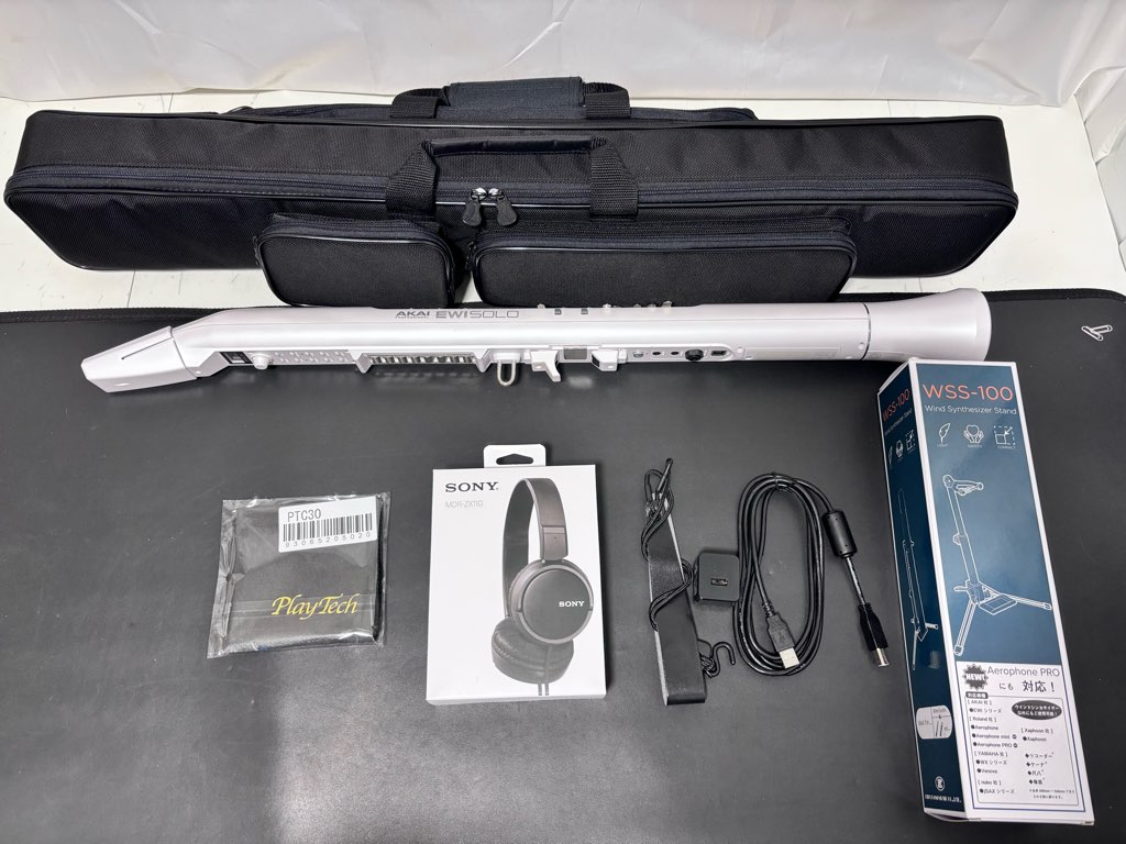 【レンタル】AKAI professional(アカイプロフェッショナル) EWI SOLO Special Edition White ウインドシンセサイザー